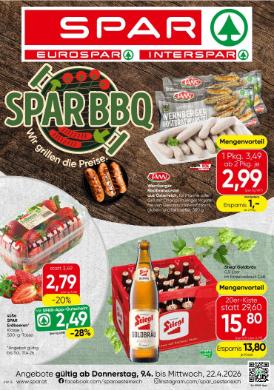 Titelbild des Prospekts von SPAR KTN