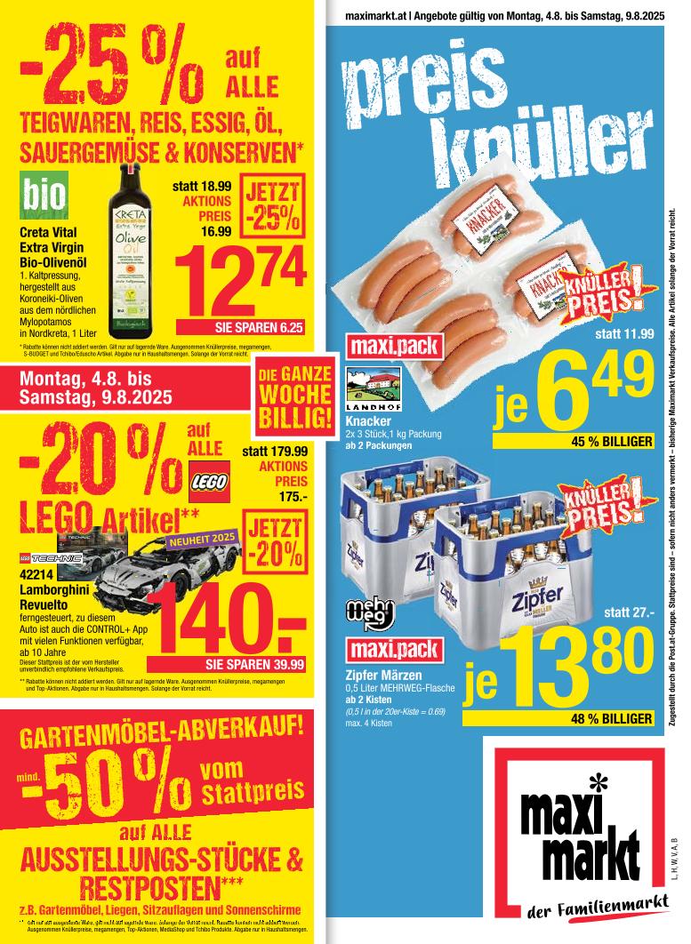 Prospekt von Maximarkt