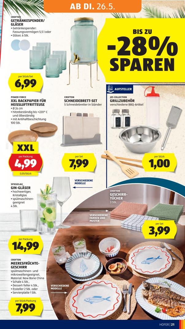 Prospekt von HOFER
