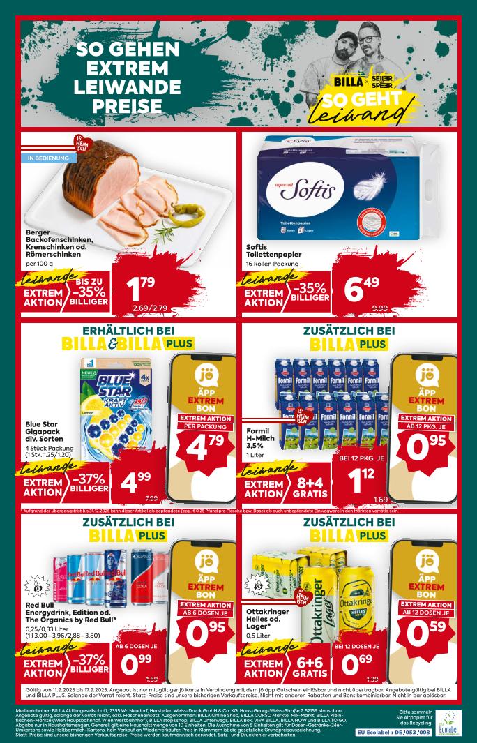 Prospekt von BILLA PLUS
