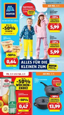 Titelbild des Prospekts von HOFER