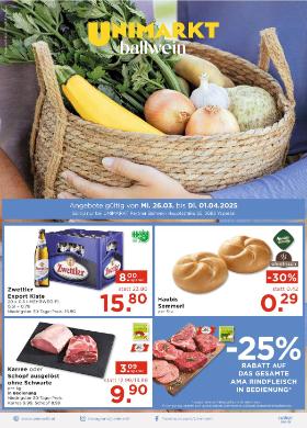 Titelbild des Prospekts von Unimarkt Partner Ballwein