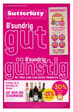 Prospekt von Sutterlüty