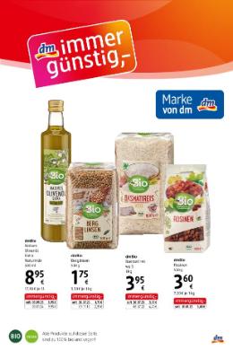 Titelbild des Prospekts von dm drogerie markt