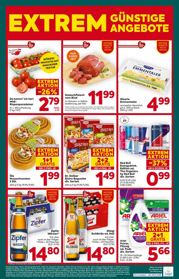 Prospekt von BILLA PLUS