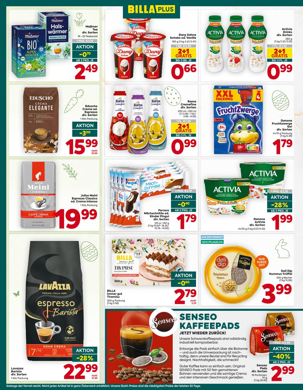 Prospekt von BILLA PLUS