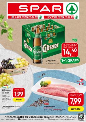 Titelbild des Prospekts von SPAR Gesamt