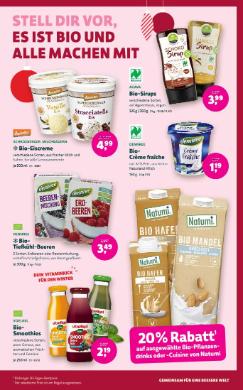 Titelbild des Prospekts von Denns BioMarkt