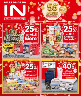 Titelbild des Prospekts von INTERSPAR SBG