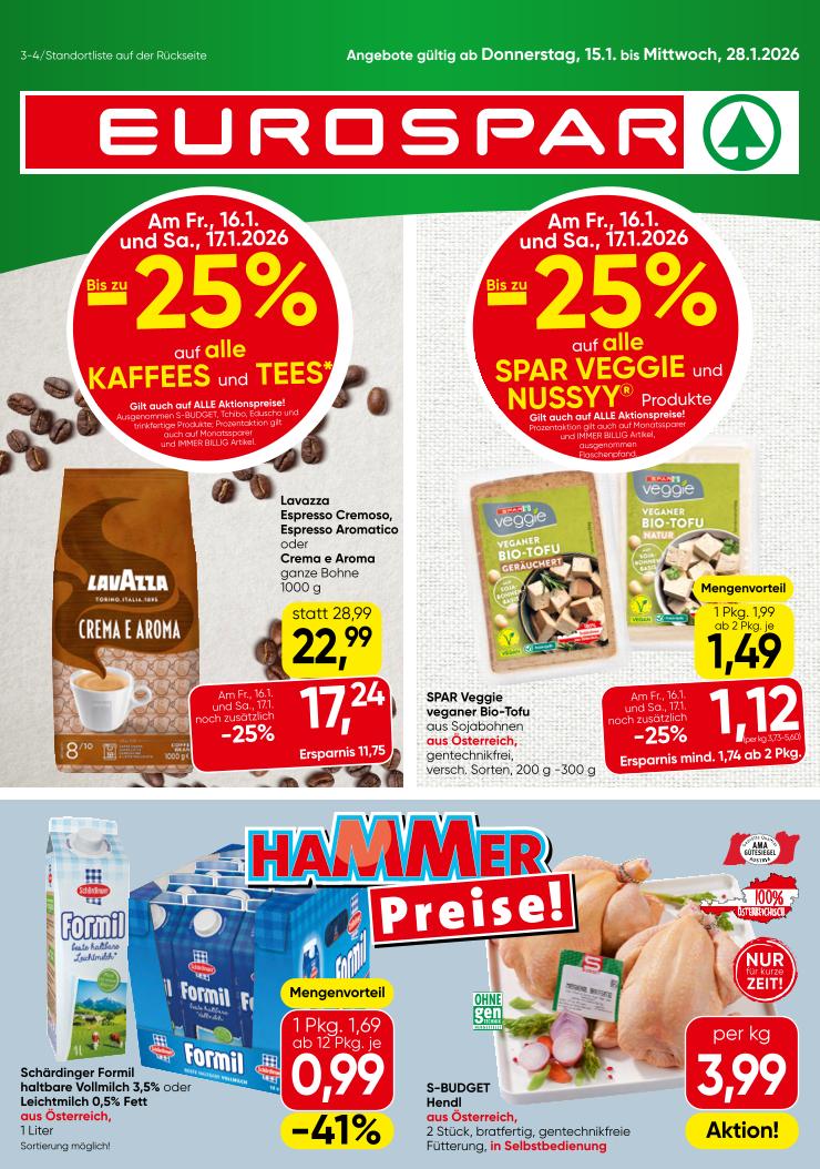 Prospekt von EUROSPAR