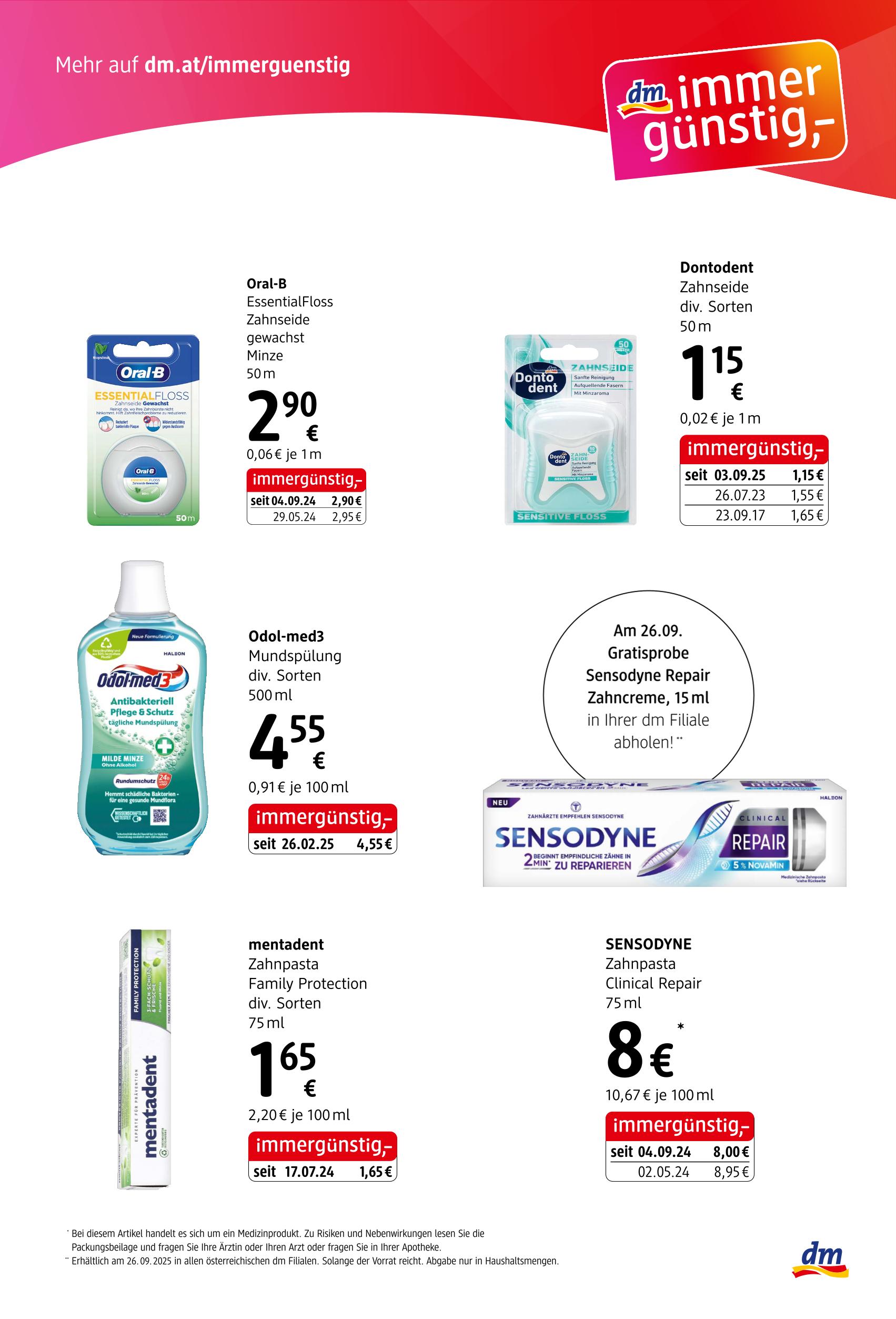 Prospekt von dm drogerie markt