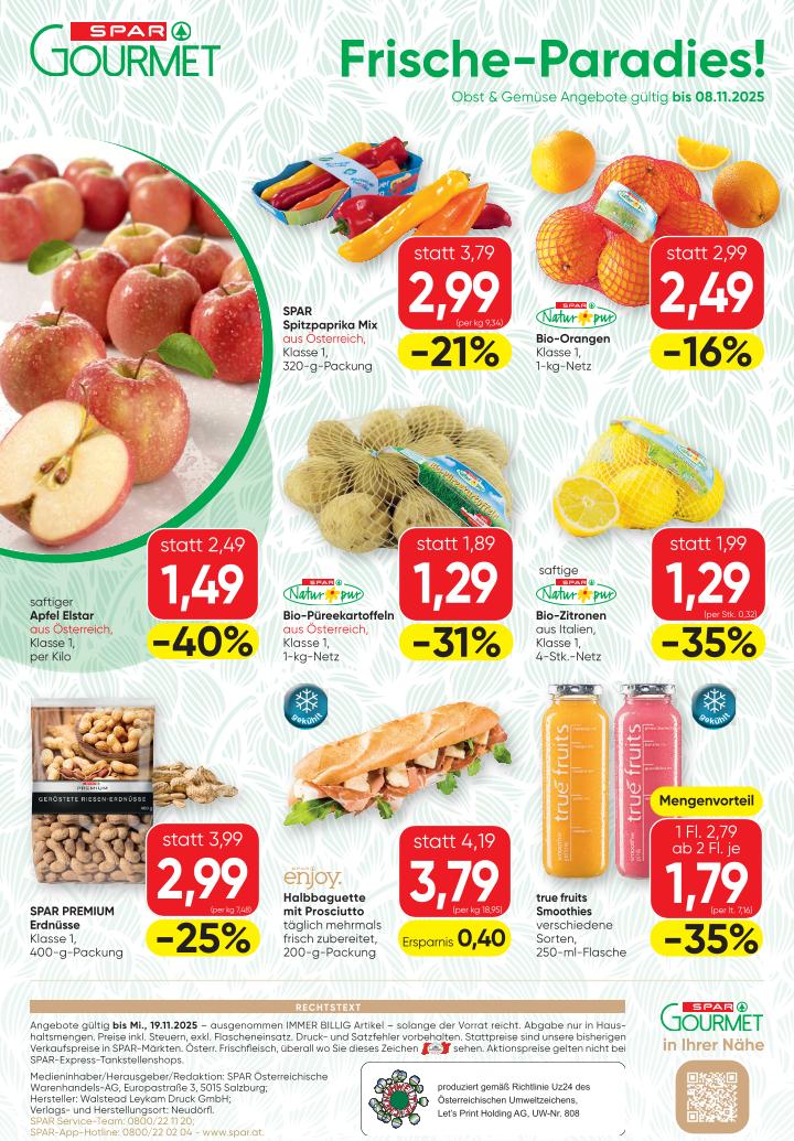 Prospekt von SPAR Gourmet