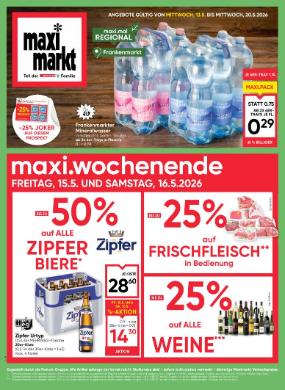 Titelbild des Prospekts von Maximarkt Linz / Haid