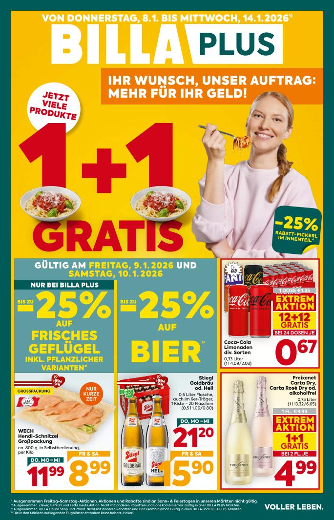 Prospekt von BILLA PLUS