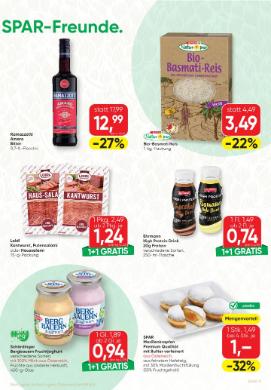 Titelbild des Prospekts von SPAR Gourmet