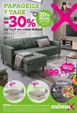 Titelbild des Prospekts von mömax