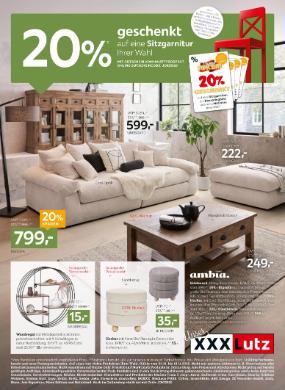 Titelbild des Prospekts von XXXLutz Möbel