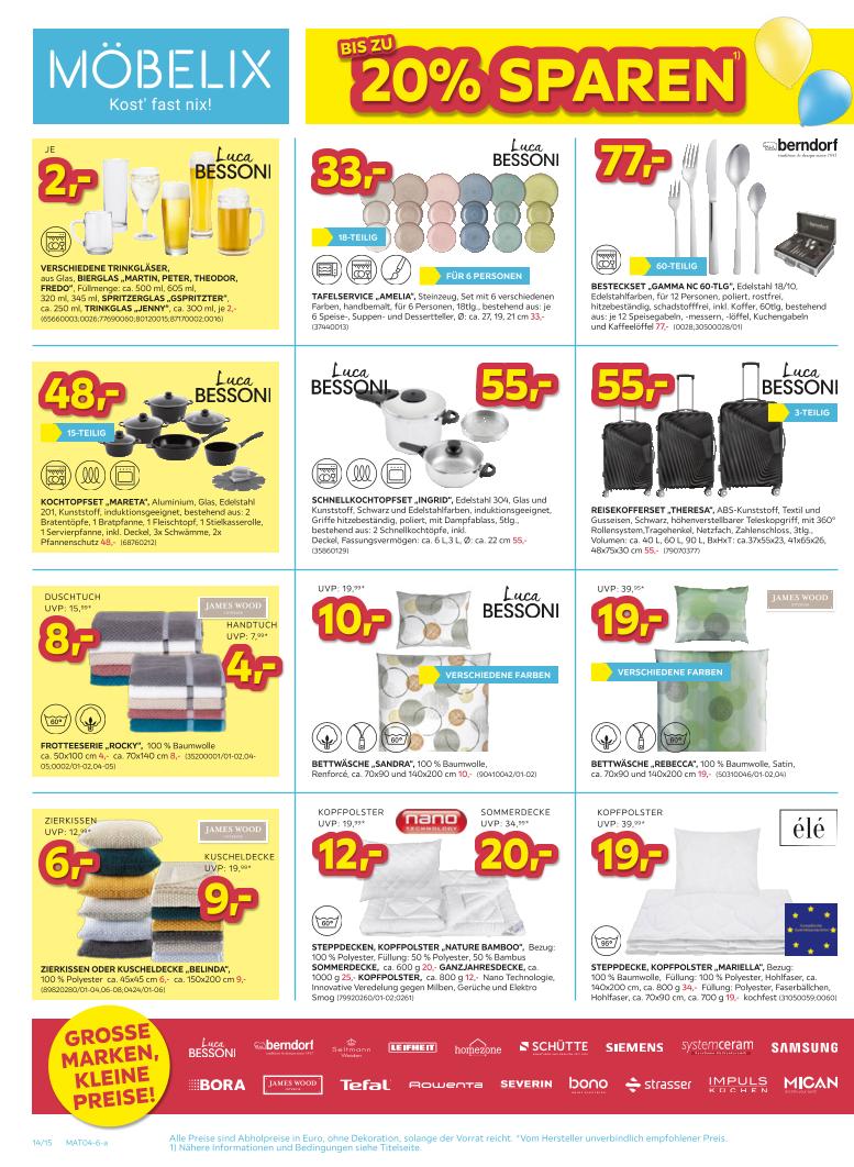 Prospekt von Möbelix