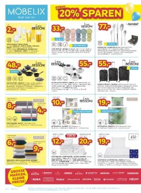 Titelbild des Prospekts von Möbelix