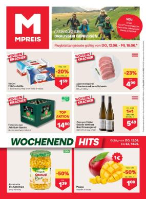 Titelbild des Prospekts von MPREIS VBG