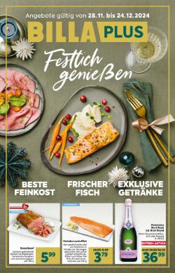 Titelbild des Prospekts von Billa Festlich genießen