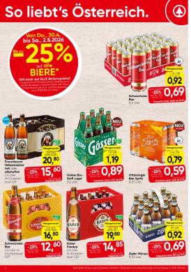 Titelbild des Prospekts von SPAR TRL / SBG / OOE