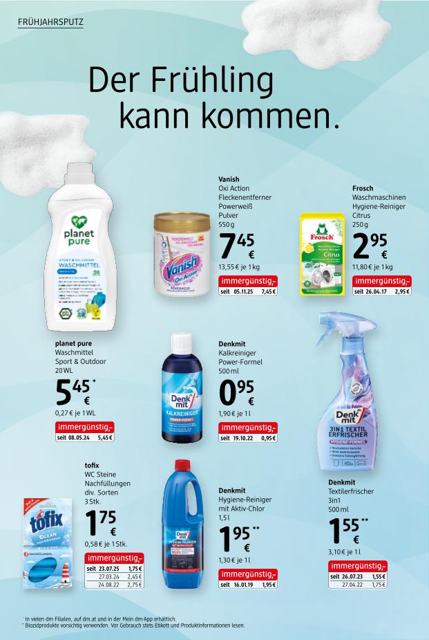 Prospekt von dm drogerie markt