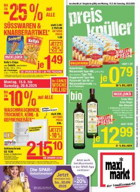 Titelbild des Prospekts von Maximarkt Linz / Haid
