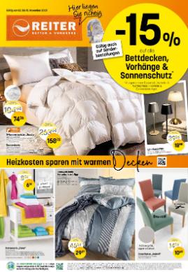 Titelbild des Prospekts von Betten Reiter