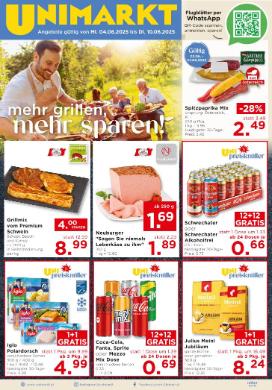 Titelbild des Prospekts von Unimarkt Nord