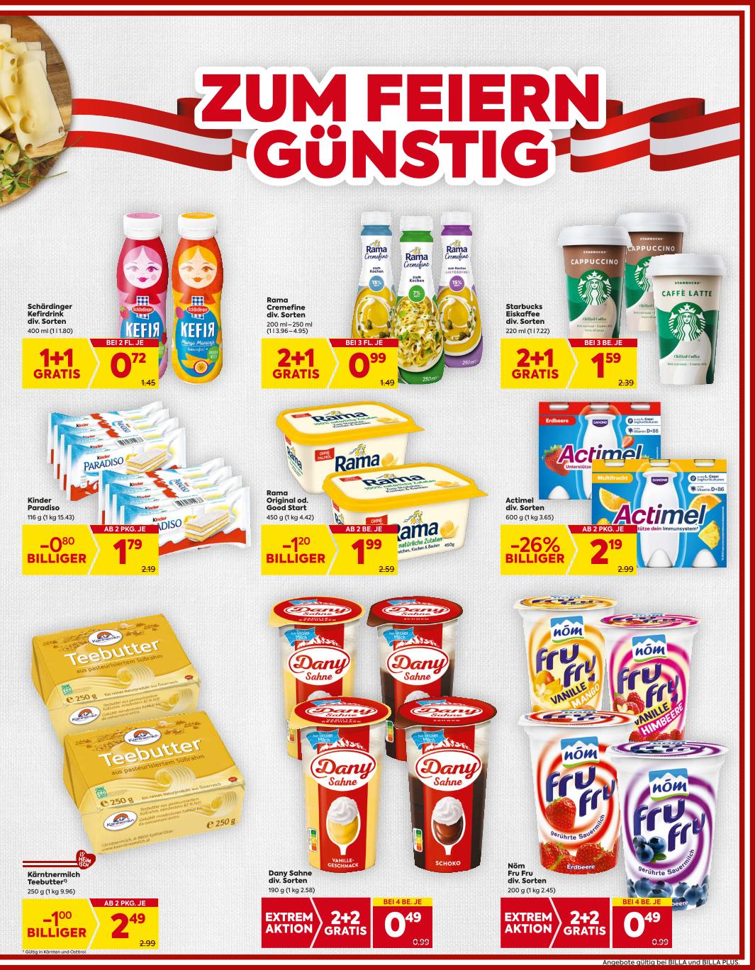 Prospekt von BILLA