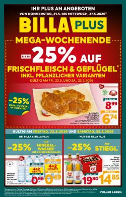 Titelbild des Prospekts von BILLA PLUS Wien