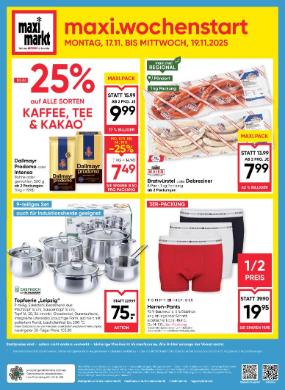 Titelbild des Prospekts von Maximarkt Anif / Bruck