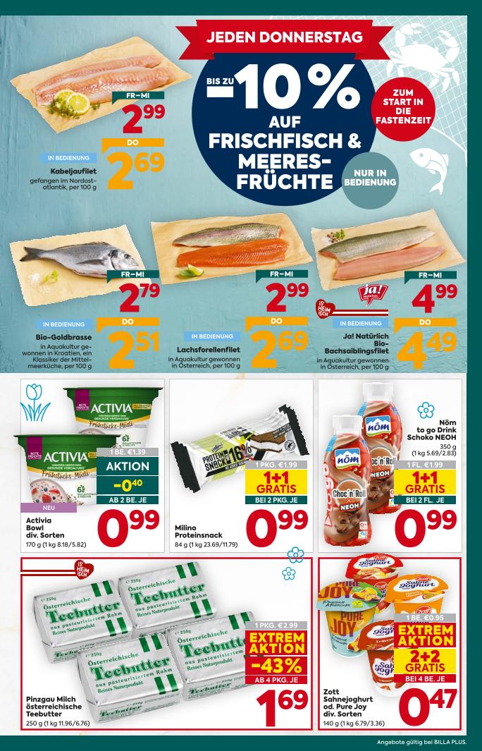 Prospekt von BILLA PLUS