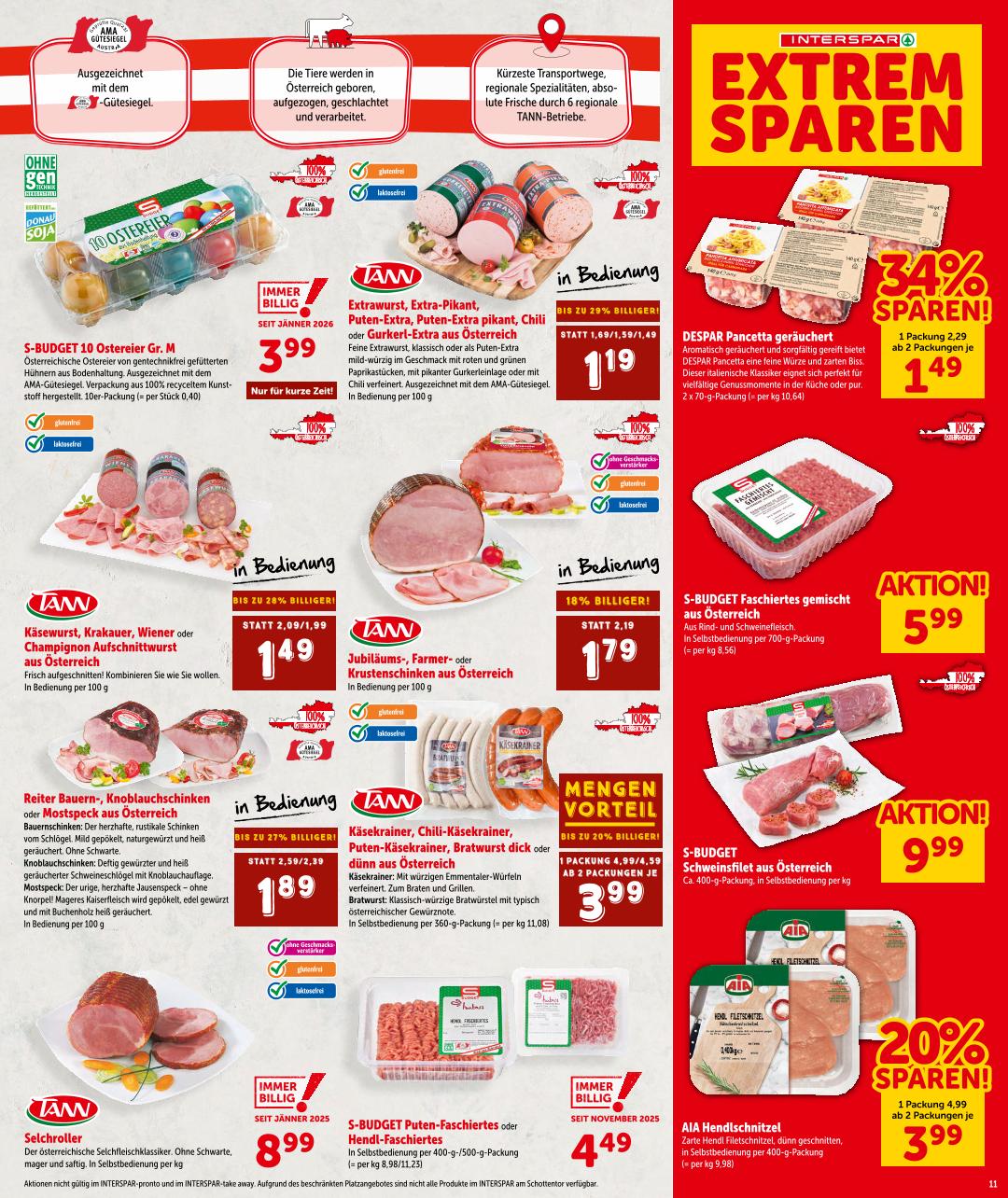 Prospekt von INTERSPAR