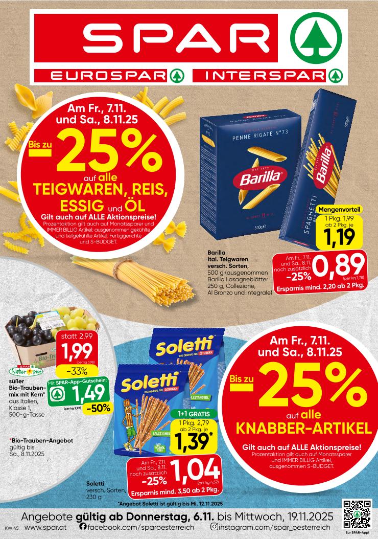 Prospekt von SPAR