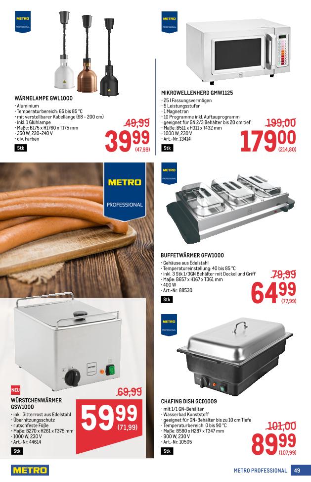 Prospekt von METRO