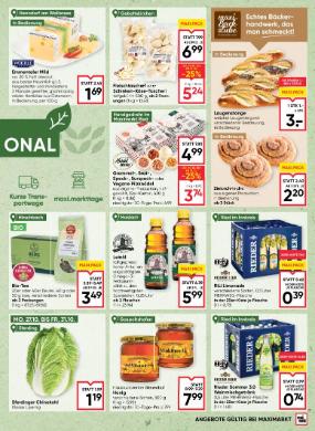 Titelbild des Prospekts von Maximarkt Ried