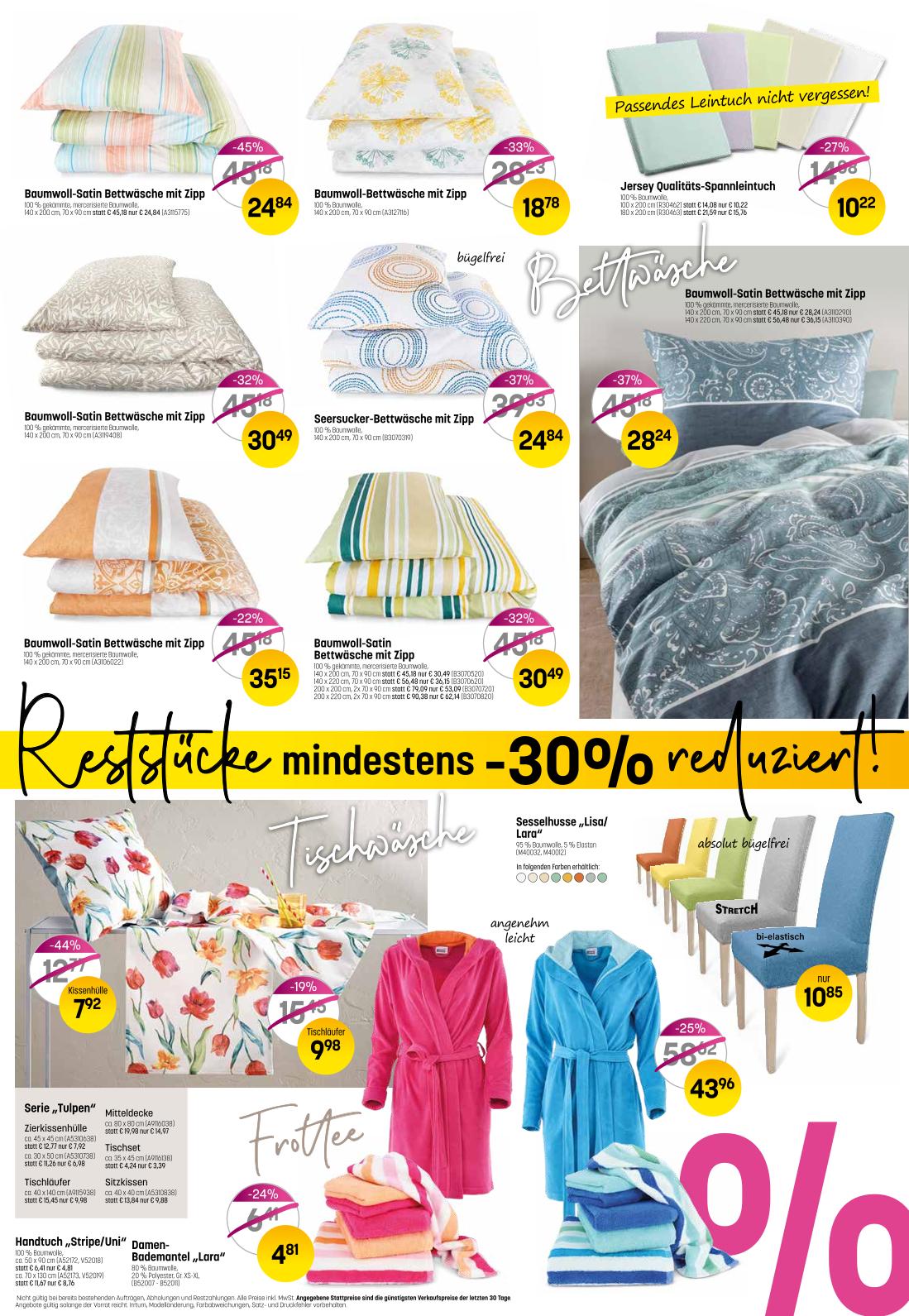 Prospekt von Betten Reiter