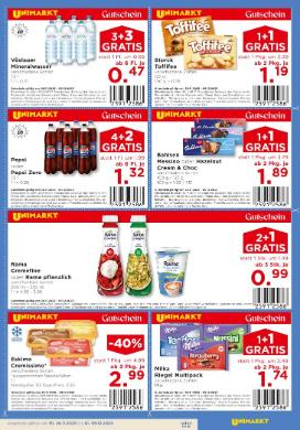 Titelbild des Prospekts von Unimarkt Nord