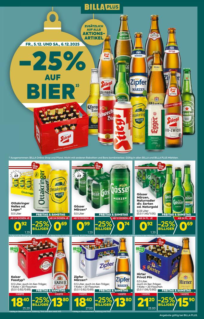 Prospekt von BILLA PLUS