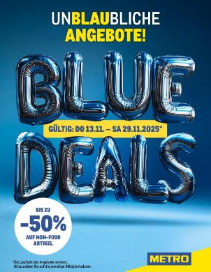Titelbild des Prospekts von METRO BLUE DEALS