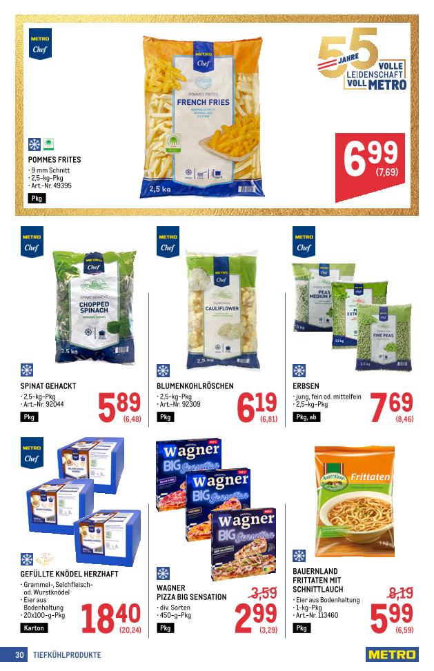 Prospekt von METRO