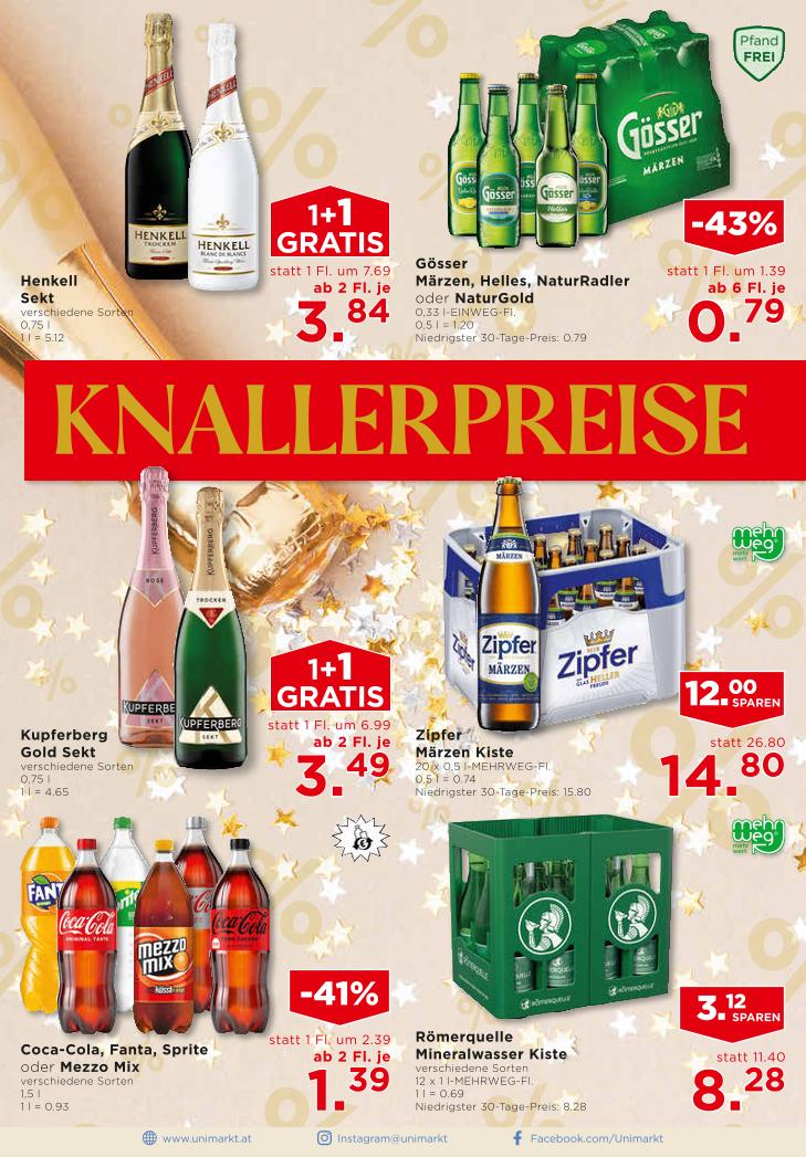 Prospekt von Unimarkt