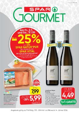 Titelbild des Prospekts von SPAR Gourmet