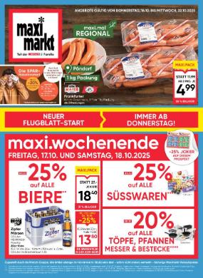 Titelbild des Prospekts von Maximarkt Linz / Haid