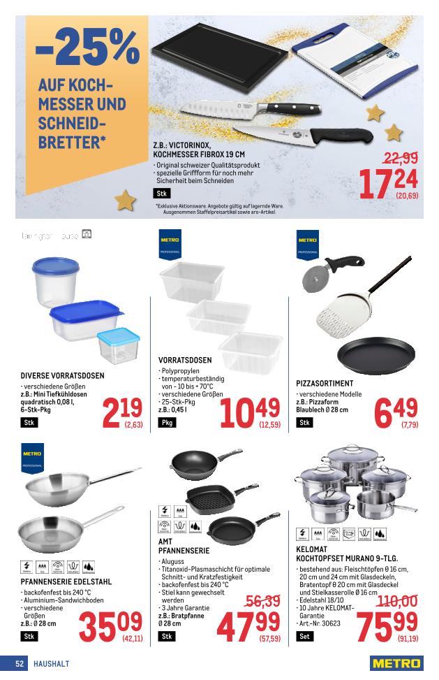 Prospekt von METRO