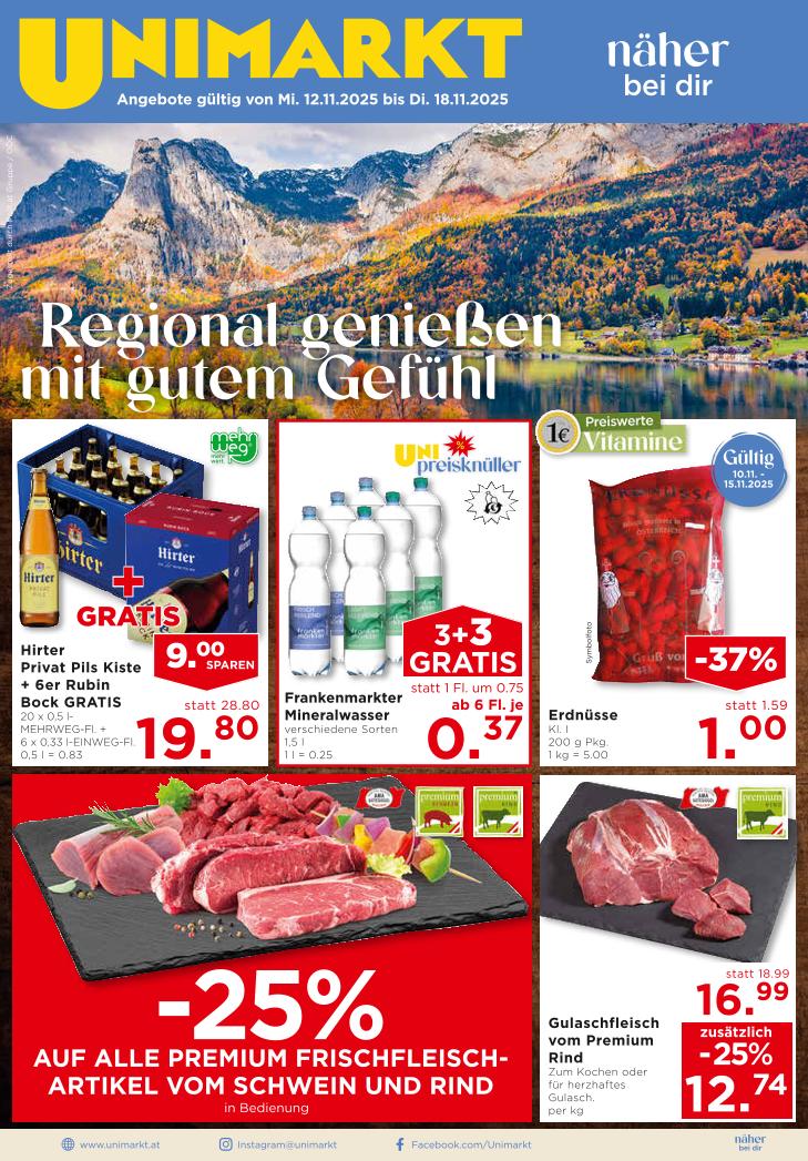 Prospekt von Unimarkt