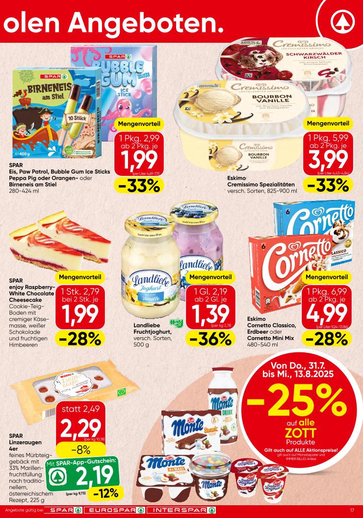 Prospekt von SPAR