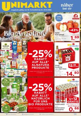 Titelbild des Prospekts von Unimarkt